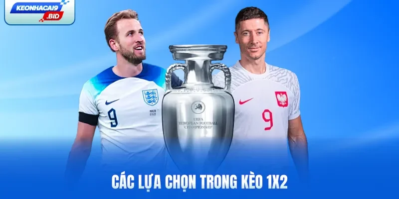 Các lựa chọn trong kèo 1X2