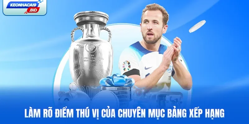 Làm rõ điểm thú vị của chuyên mục bảng xếp hạng