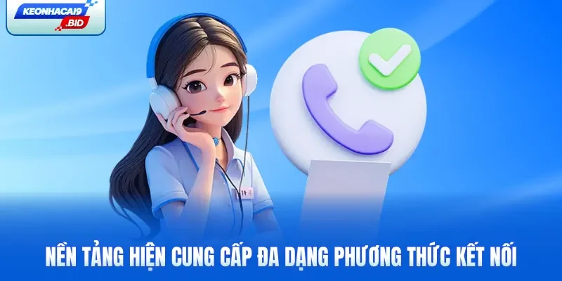 Nền tảng hiện cung cấp đa dạng phương thức kết nối