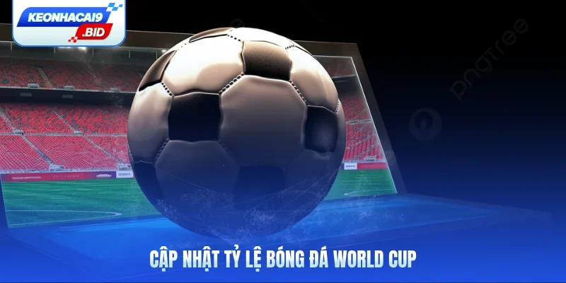 Cập nhật tỷ lệ bóng đá World Cup